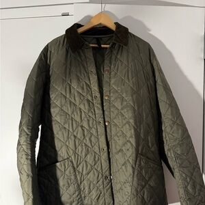 Barbour Heritage Liddesdale Quilted Jacket (Light Moss)